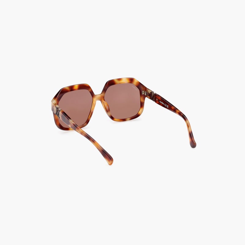 MaxMara Square Sunglasses for Women with Brown Lenses - Image 4